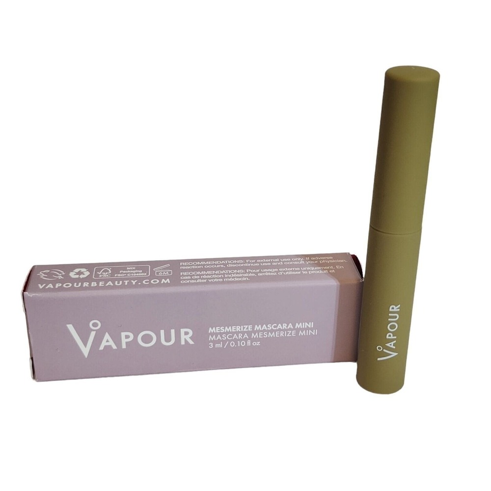 VAPOUR Mesmerize Mascara‎ In JET Black 3ml / 0.10 fl oz Travel Size New in Box